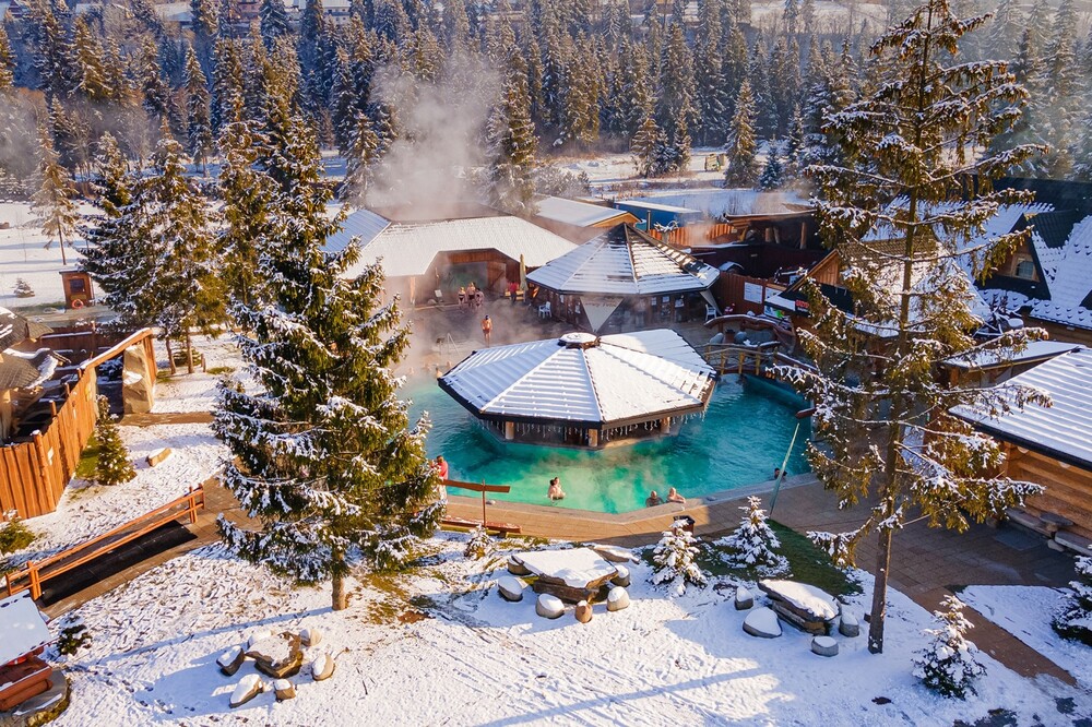 Winter at the thermal baths
